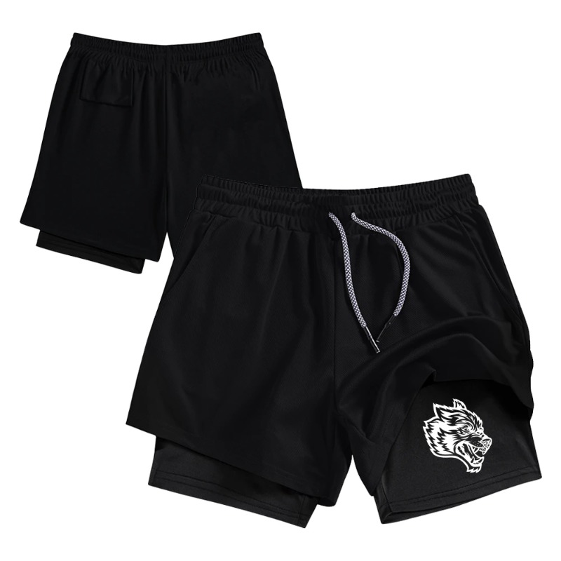 Streetwear Men's Double Layer  - огляд і ціна Compression Shorts Athletes