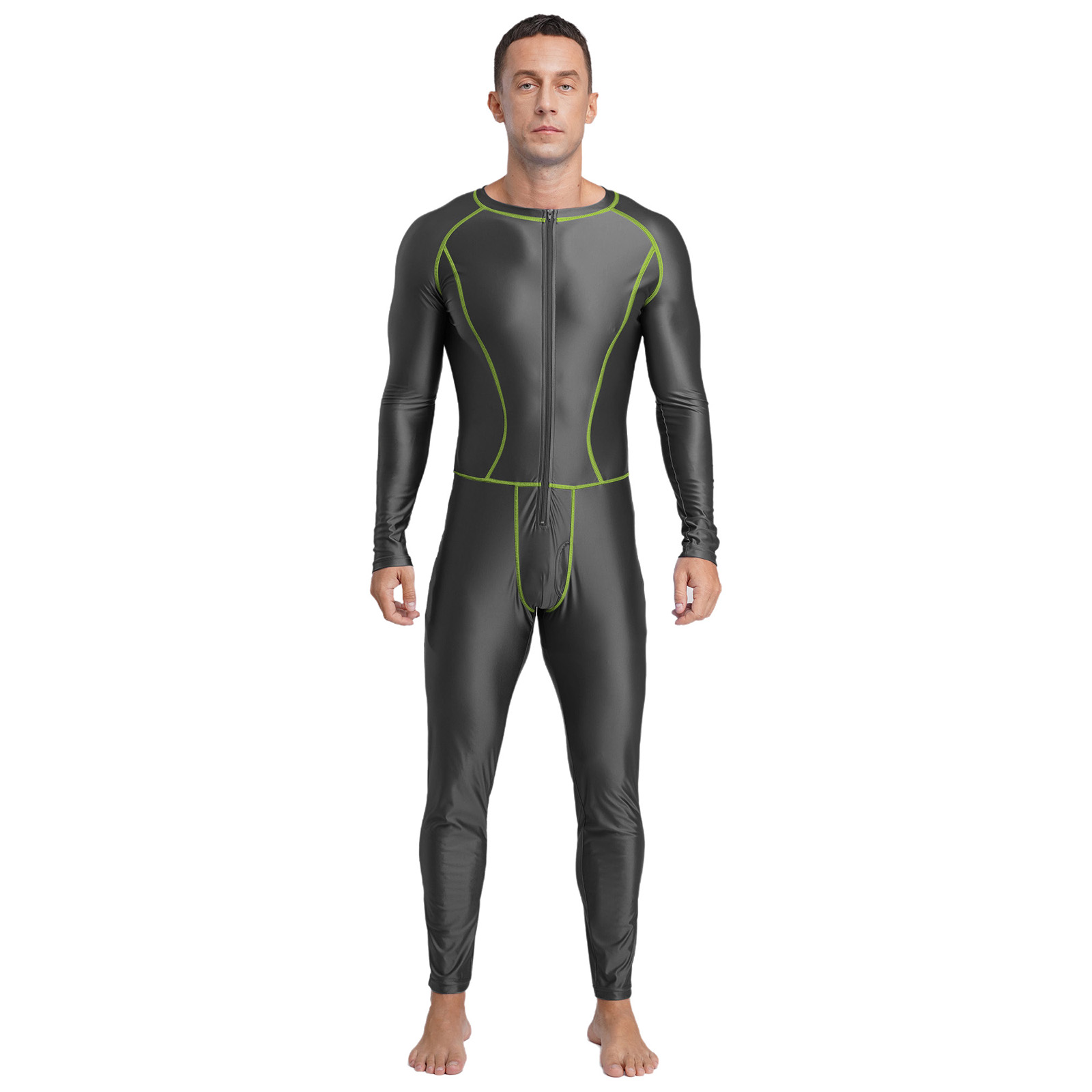 Swimwear Mens Swimsuit Glossy  - огляд і ціна Compression Long Pant