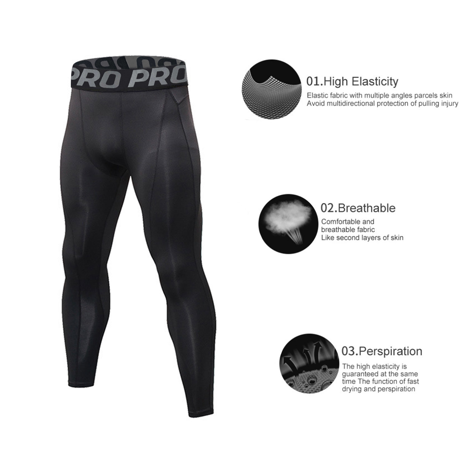 Mens Workout Compression Set P - огляд і ціна Compression Long Pant