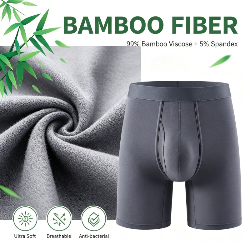 Big Pouch Men Bamboo Fiber Box - огляд і ціна Bamboo Fiber Trunk