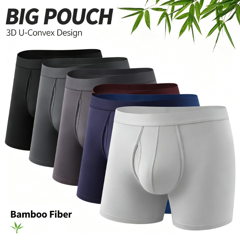 Men Bamboo Fiber Boxer Briefs  - огляд і ціна Bamboo Fiber Trunk