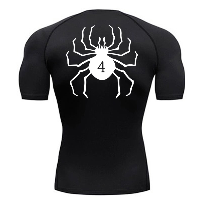 Spider Print Compression Shirt - огляд і ціна Base Layer Top