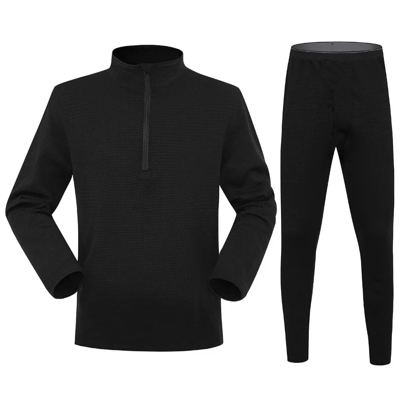 Men Grid Fleece Thermal Underw - огляд і ціна Base Layer Top