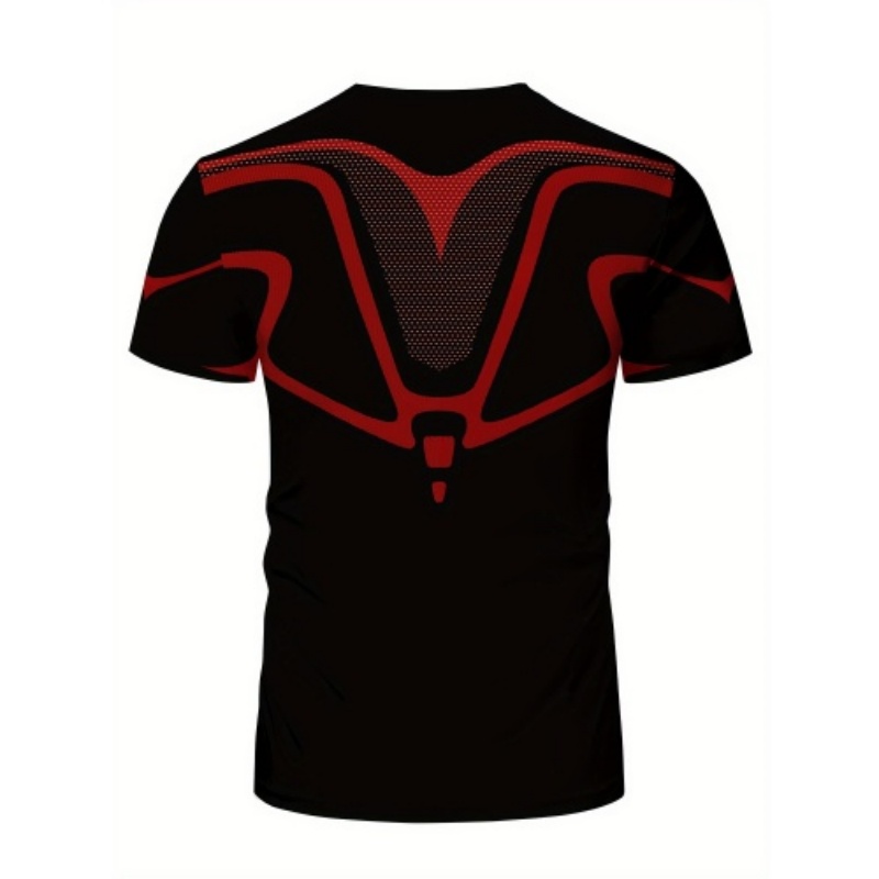 Men 3D Red Black Line Compress - огляд і ціна Compression Shorts Athletes