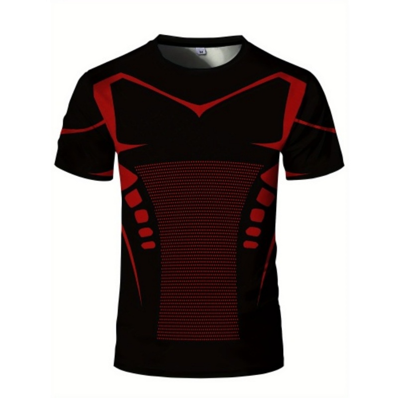 Men 3D Red Black Line Compress - огляд і ціна Compression Shorts Athletes