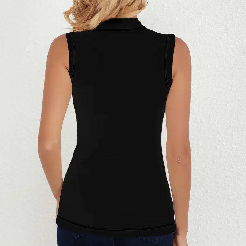 Womens Sleeveless Mock Neck Ri - огляд і ціна Tank Top Ribbed